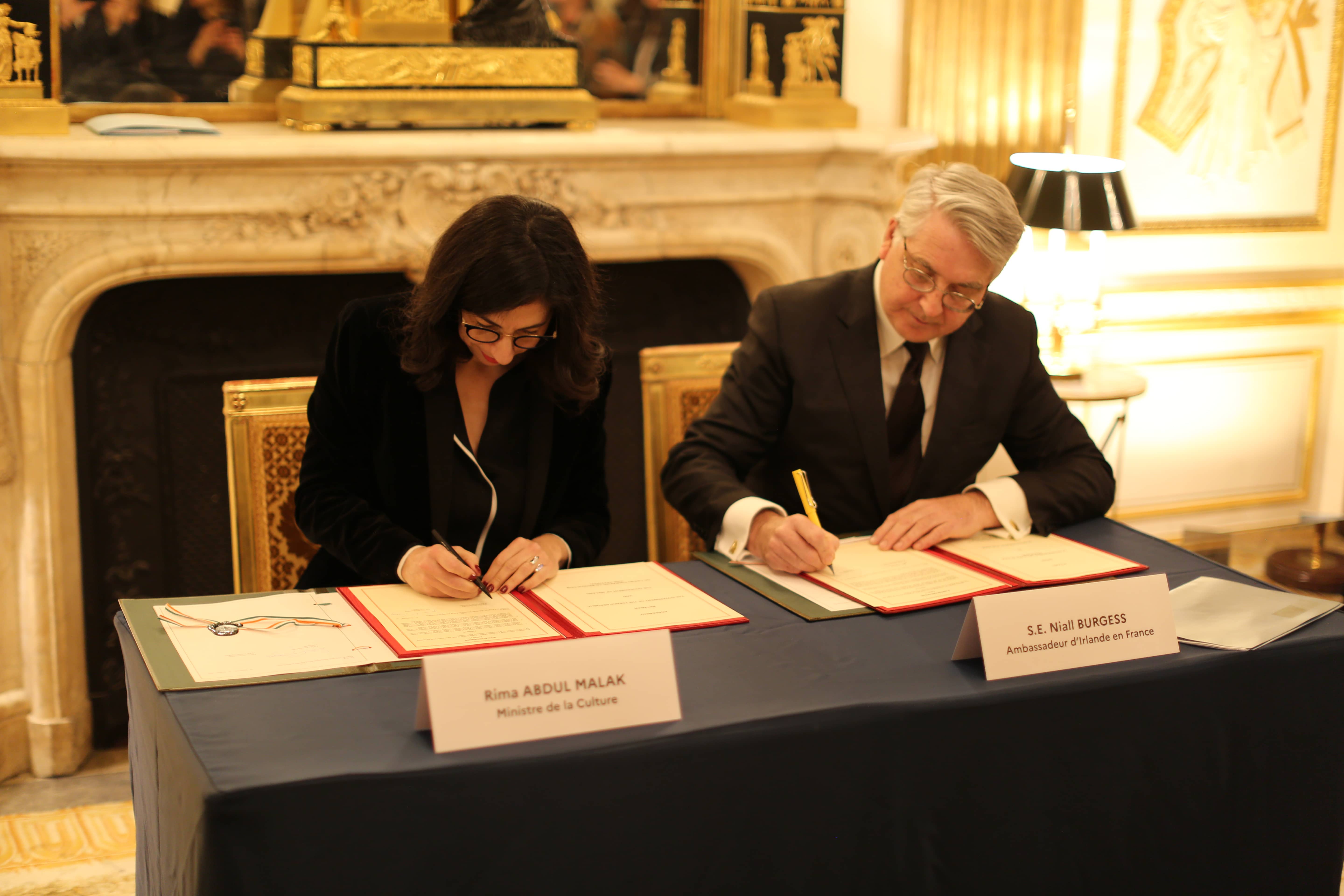 Premier accord de coproduction cinématographique entre la France et l’Irlande
